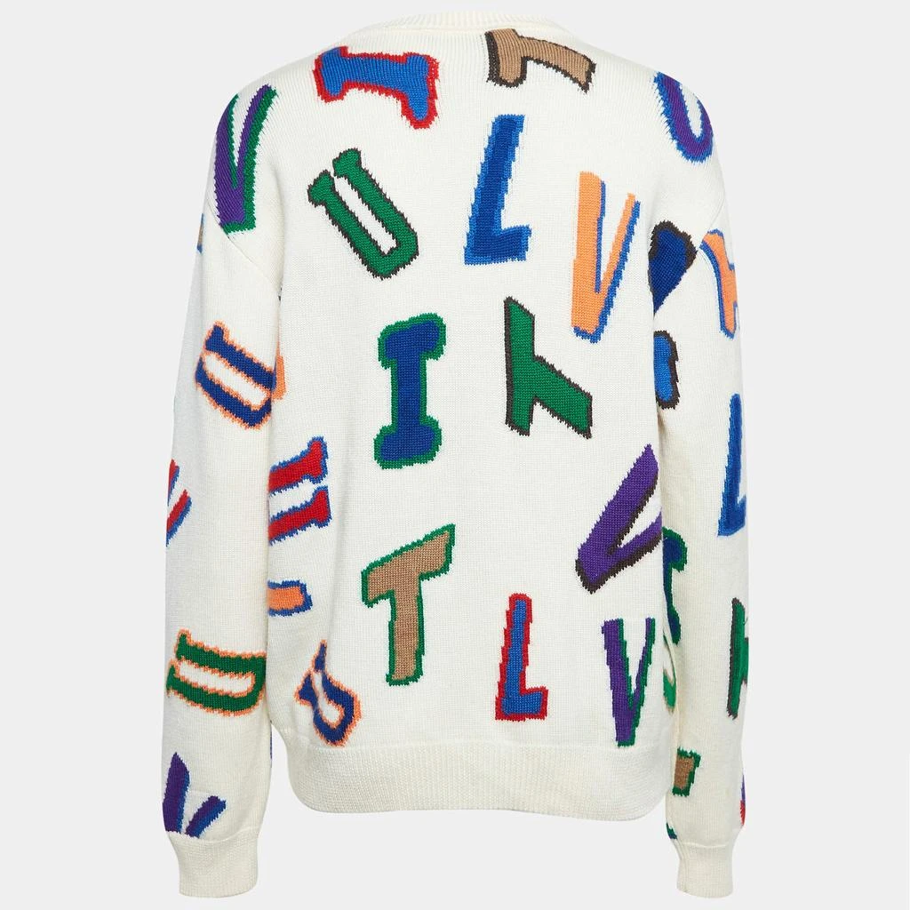Louis Vuitton  Louis Vuitton x NBA Letters Intarsia Knit Crewneck Sweater S 2