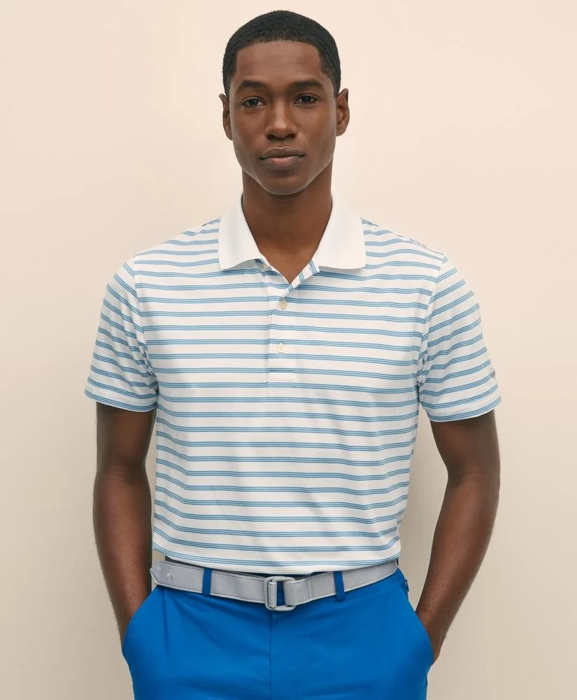 Brooks Brothers Performance Series BB#1 Stripe Polo Shirt