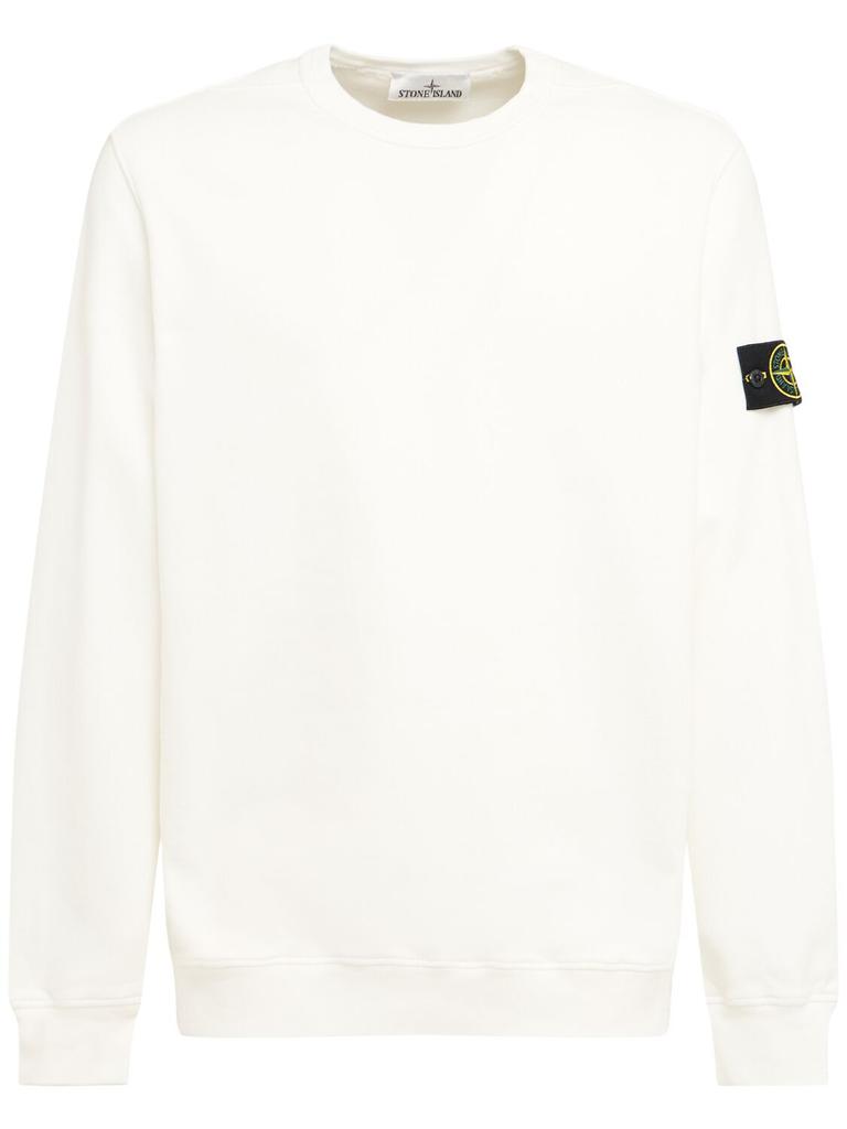Stone Island Brushed Cotton Sweatshirt