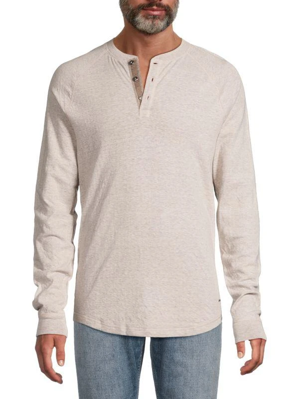 BUFFALO David Bitton Kawind Heathered Henley 1