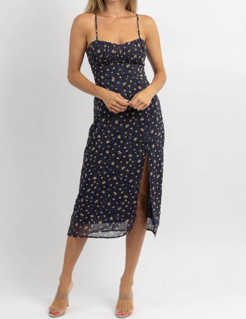Dress Forum MIKAH FLORAL MIDI DRESS