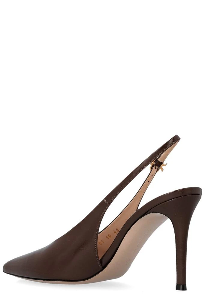 Gianvito Rossi Gianvito Rossi Robbie Pointed Toe Slingback Pumps 3