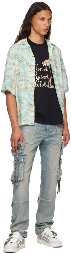 AMIRI Gray & White Skel Top Low Sneakers 5