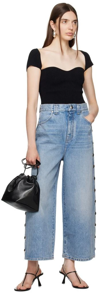 Khaite Blue Rapton Jeans 4
