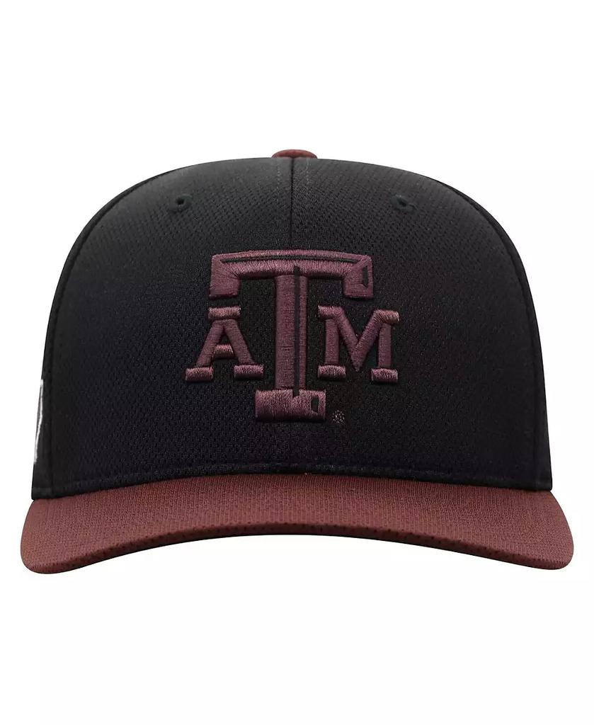 Top of the World Men's Black Texas A&M Aggies Reflex Fitted Hat