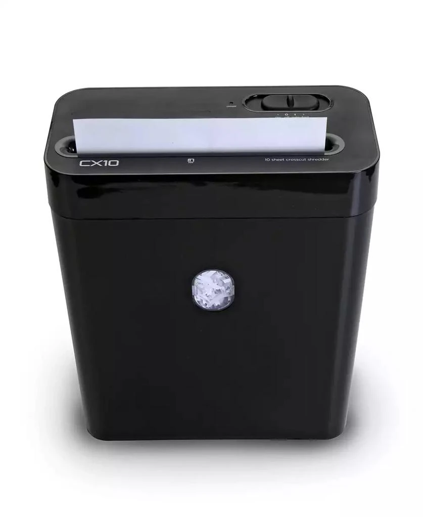 royal 10 Sheet Cross Cut Lift Off Paper Shredder, Black 5