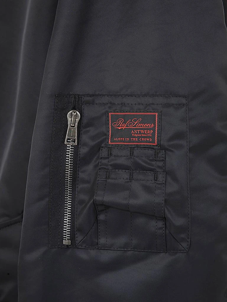 RAF SIMONS Raf Simons Logo Patch Button-Up Bomber Jacket 3