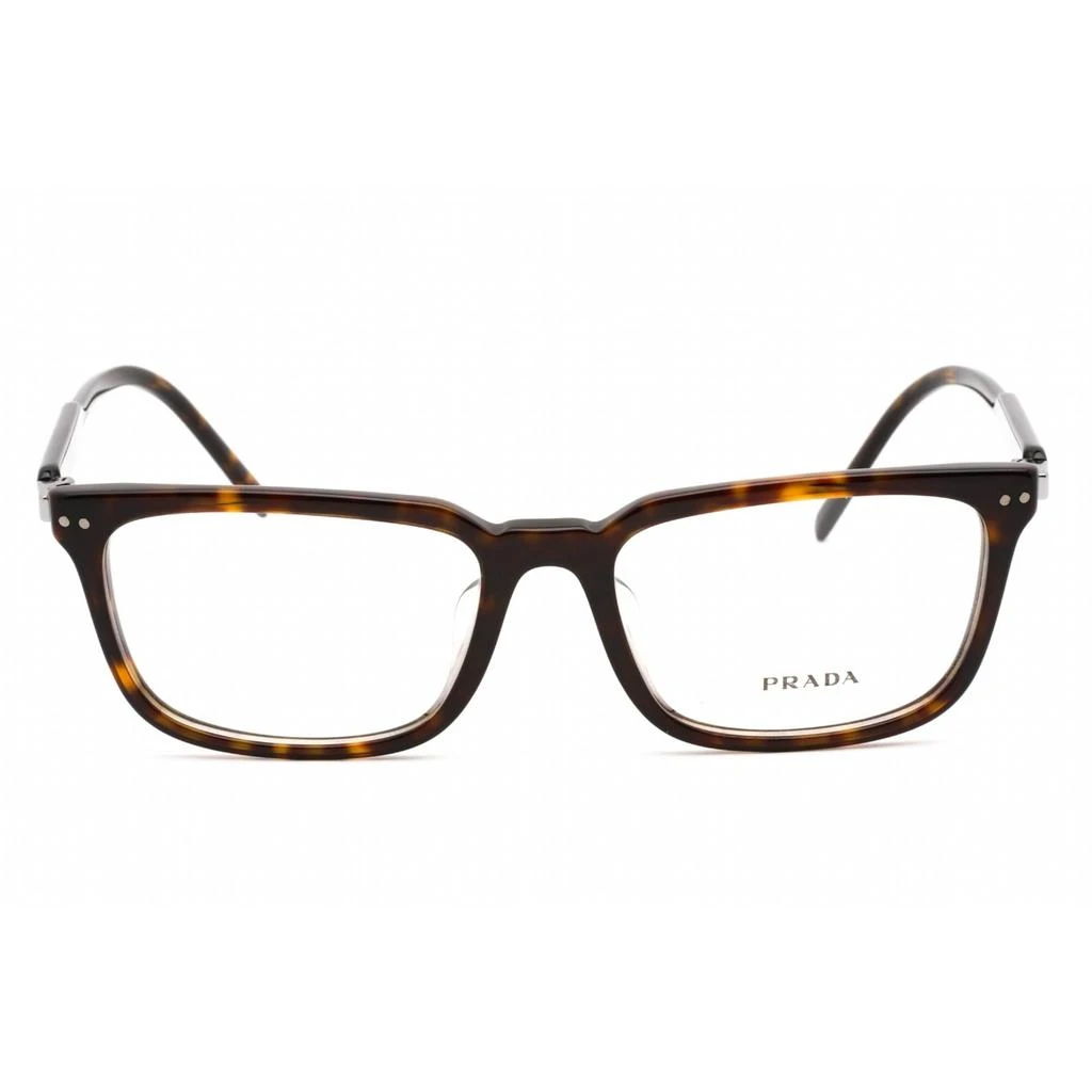 Prada Prada Women's Eyeglasses - Rectangular Shape Tortoise Plastic Frame | 0PR 13YVF 2AU1O1 2