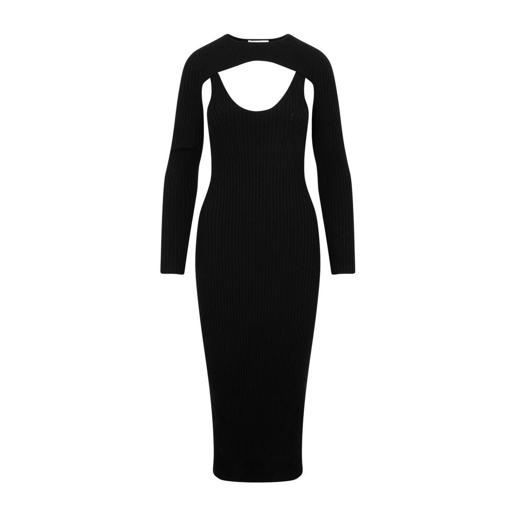 long sleeve black gala dress Coraline Black Long Sleeve Maxi Dress main image 0