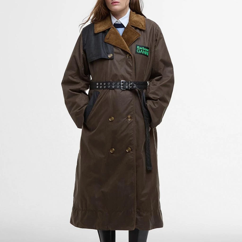 Barbour Waxed-Cotton Trench Coat 1