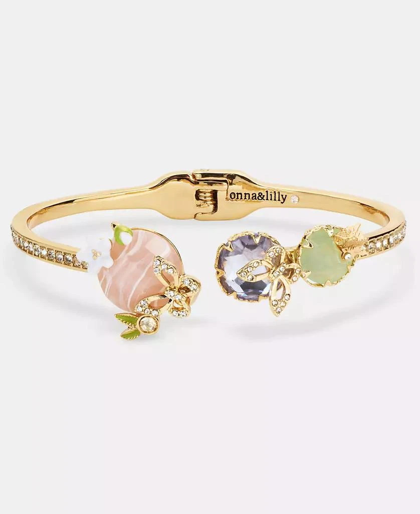 Lonna 
Lilly Gold-Tone Butterfly Stone Cuff Bracelet 2