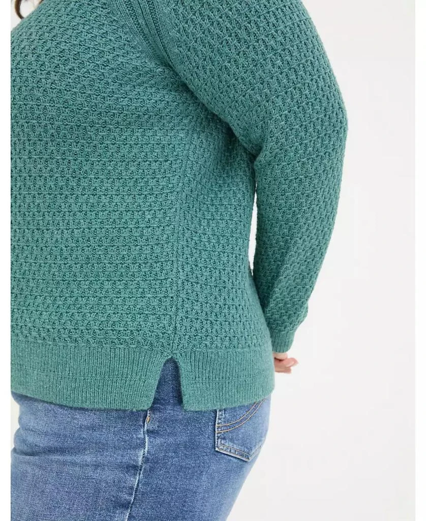FatFace Plus Size Ella Textured Sweater 2