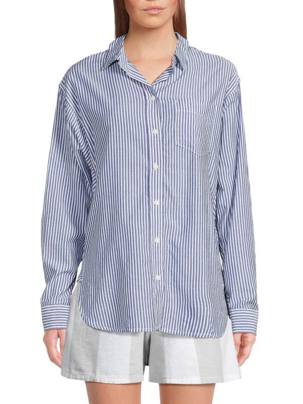 Beach Lunch Lounge Keraphina Striped Shirt