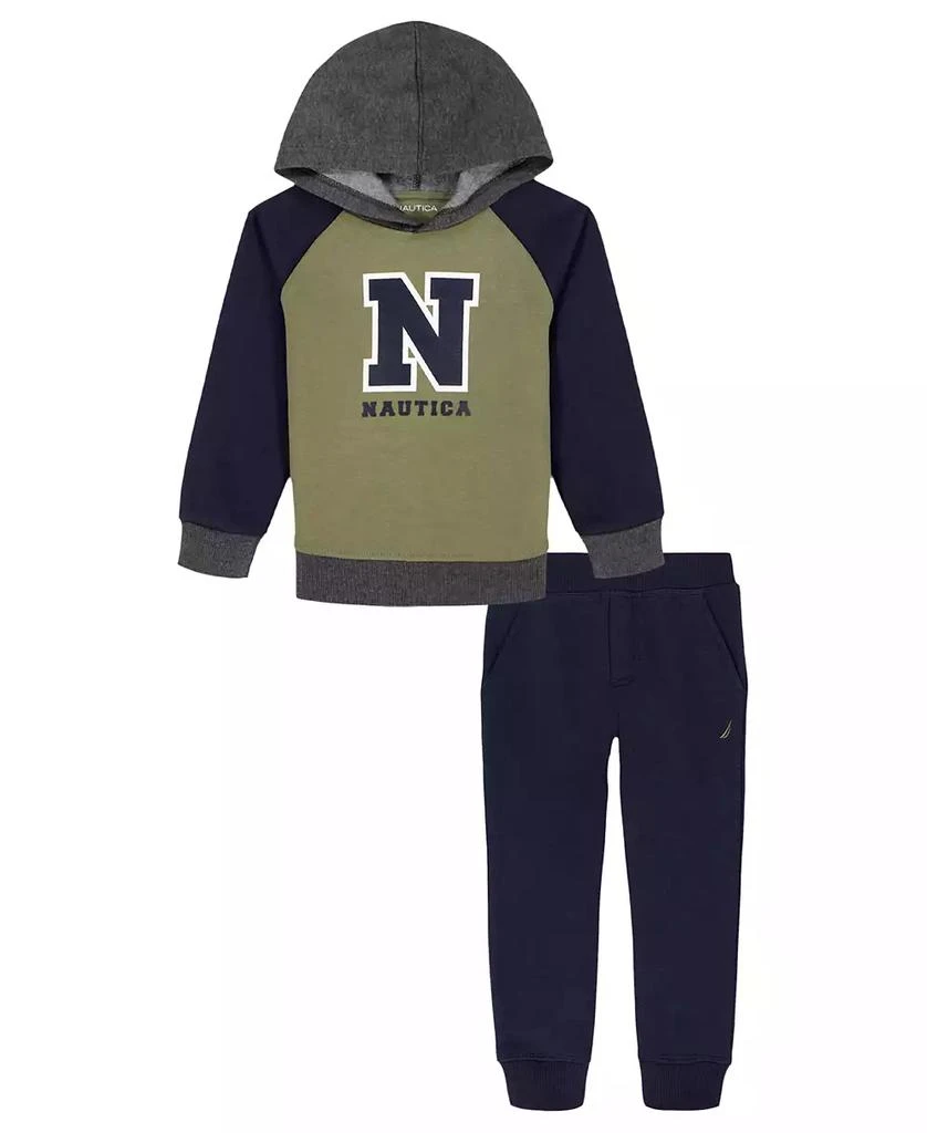 Nautica Boys
 2T-7 Hoodie and Joggers, 2-Piece Set