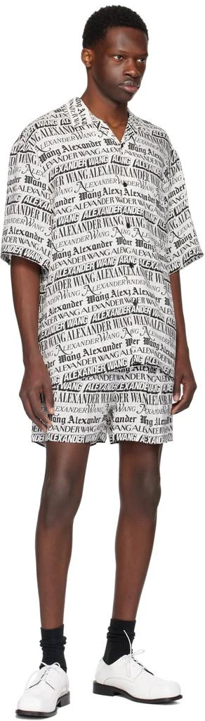 Alexander Wang White Newspaper Shirt 4