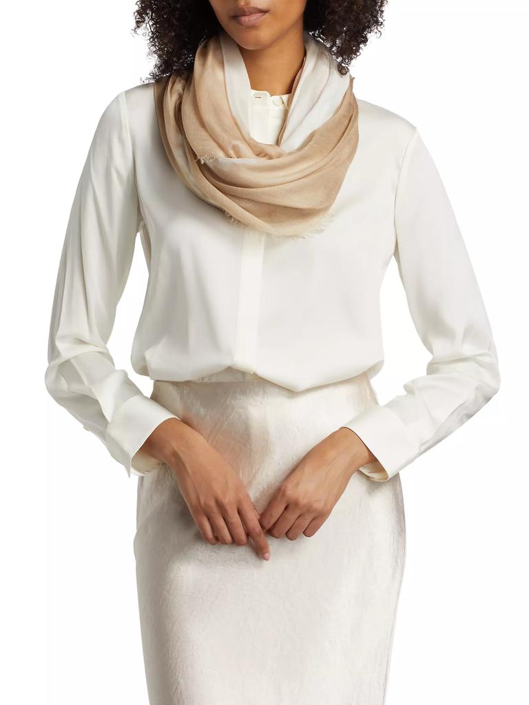 Jane Carr Two-Tone Wrap Scarf