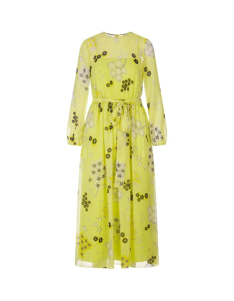 RED Valentino REDValentino Floral Print Tied-Waist Dress 1