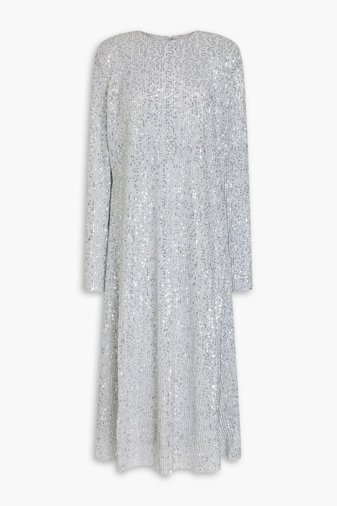 Stine Goya Celsia sequined ribbed-knit midi dress