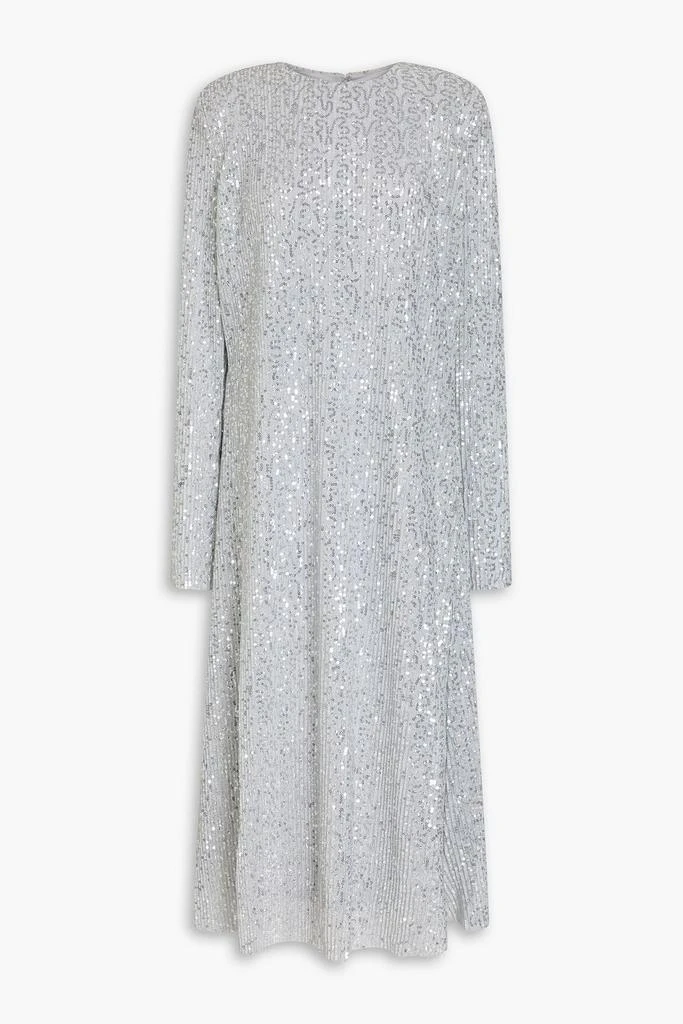 Stine Goya Celsia sequined ribbed-knit midi dress 1