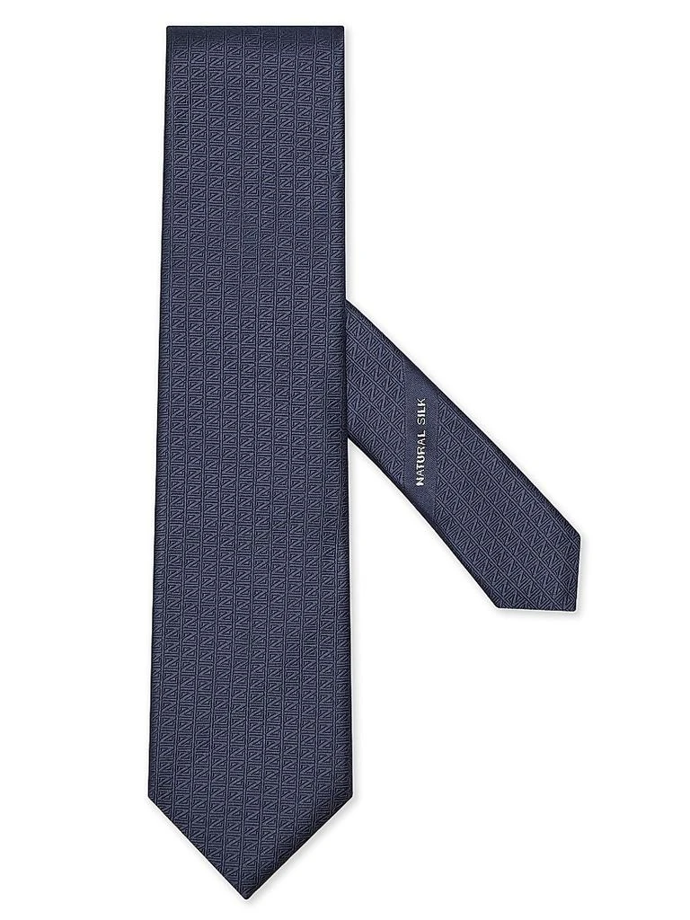 Zegna Natural Silk Tie 1