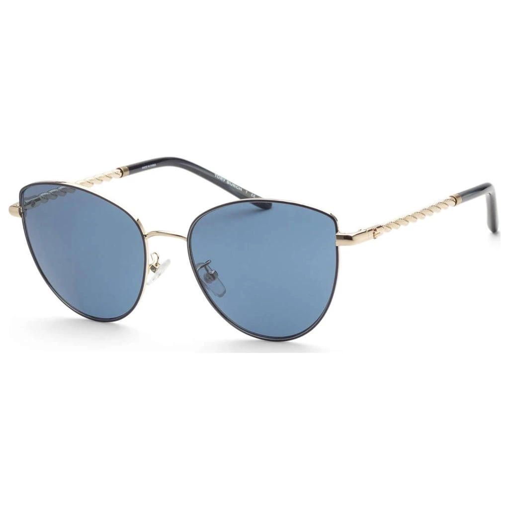 Tory Burch Tory Burch Women's Gold Cat-Eye Sunglasses 1