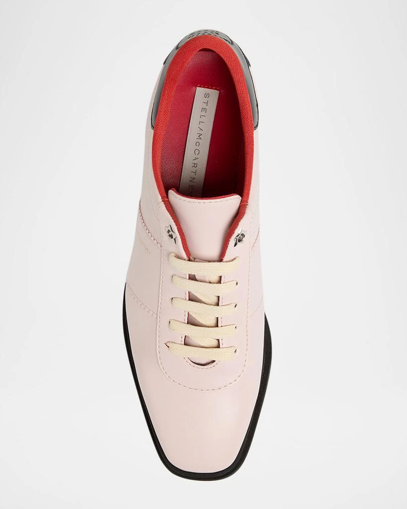 Stella McCartney Sneak-Elyse Vegan Leather Wedge Sneakers 3