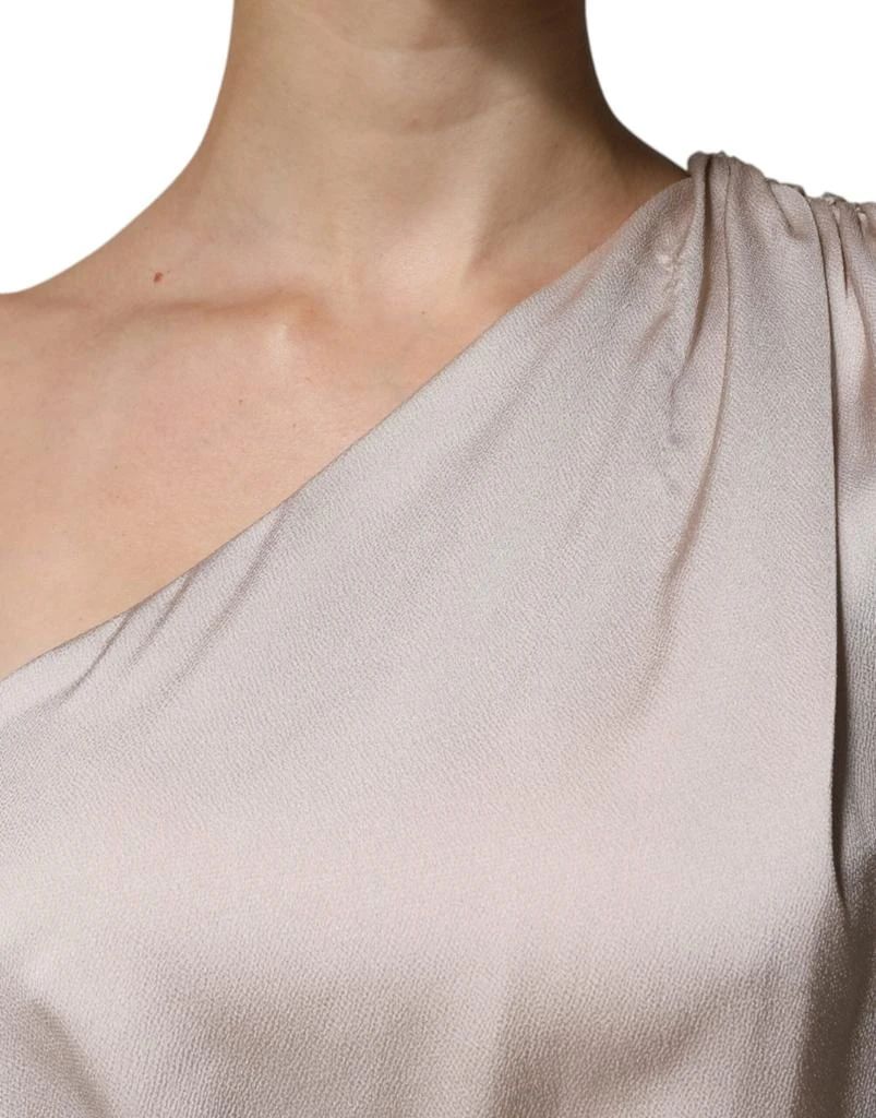 CHRISTIAN PELLIZZARI One Shoulder Asymmetric Drape Women's Dress (Pre-Owned) 4