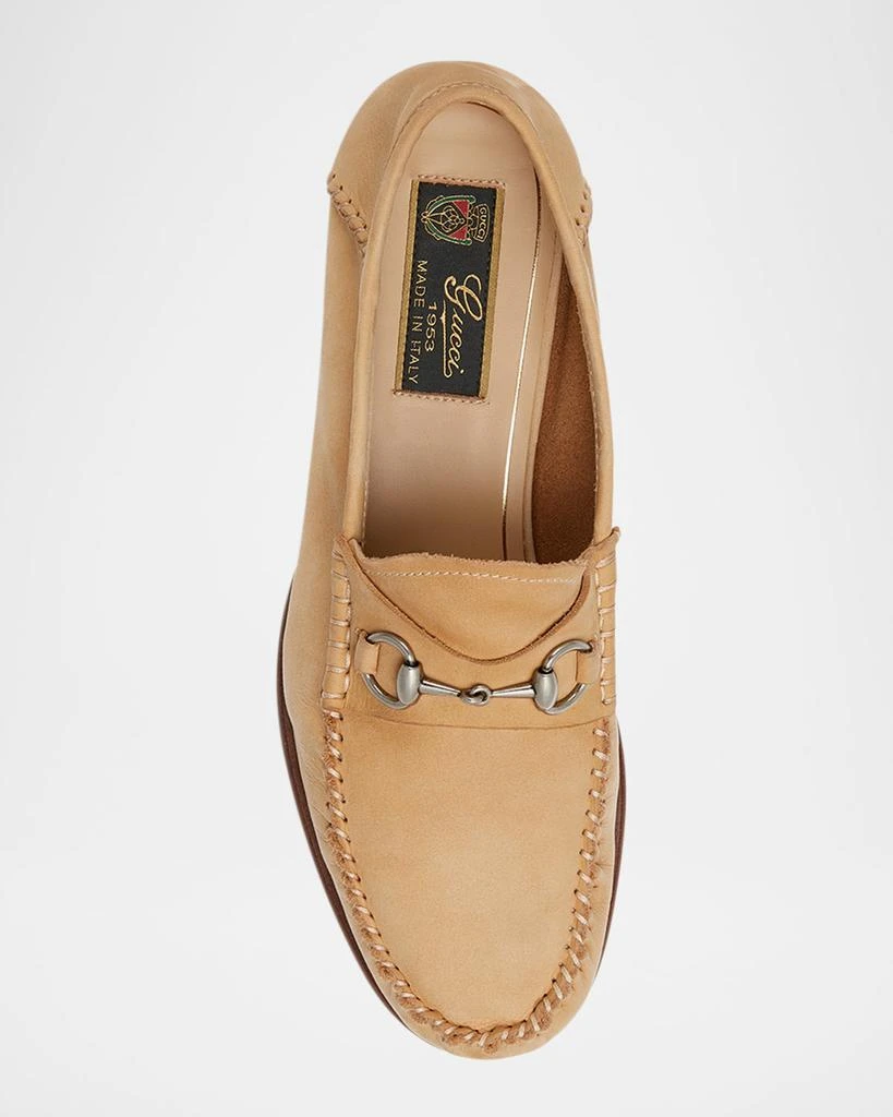 Gucci Gigi Horsebit 1953 Suede Mocassin Loafers 5