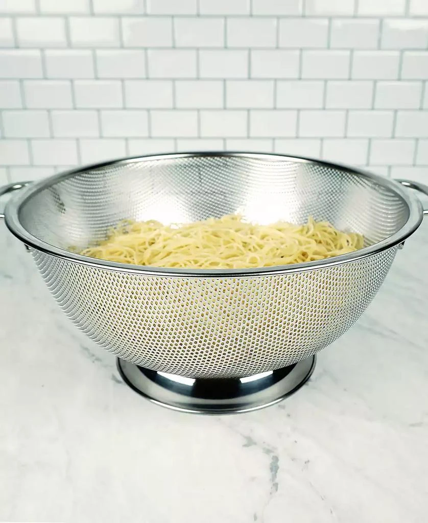 RSVP International Endurance Precision Pierced Stainless Steel 5 Quart Colander 3