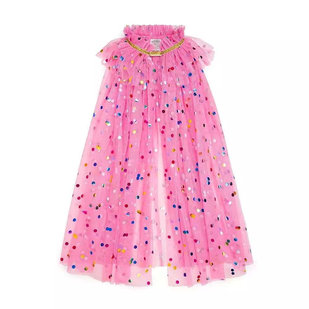 Sweet Wink Girls Raspberry Confetti Cape