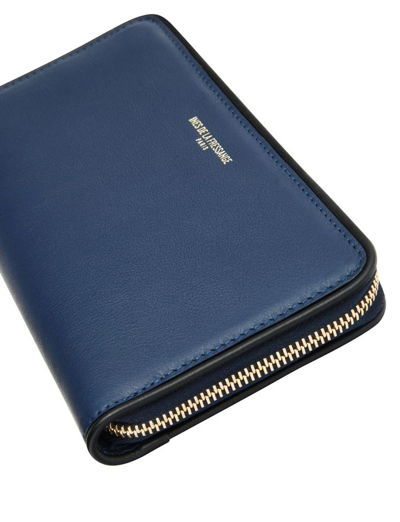 INES DE LA FRESSANGE PARIS Marcia wallet blue with black border 2