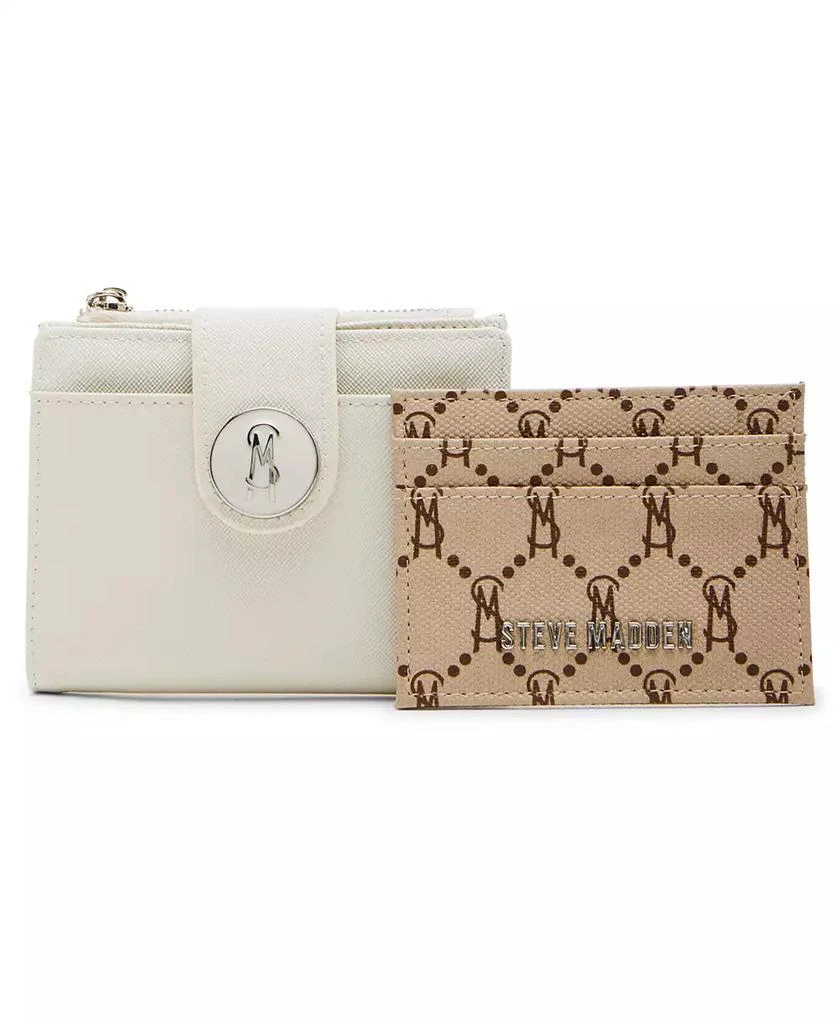 Steve Madden Bjadyn-F Zipper Flower Box Wallet 2