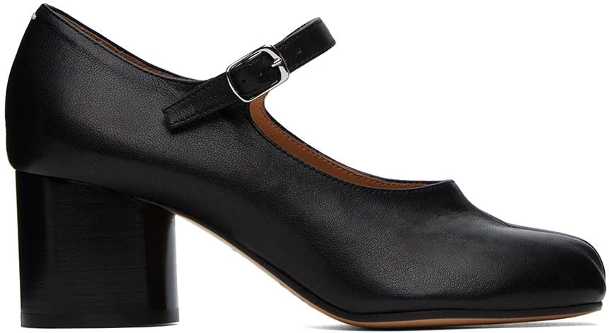 MAISON MARGIELA Black Tabi Mary-Jane Heels 1