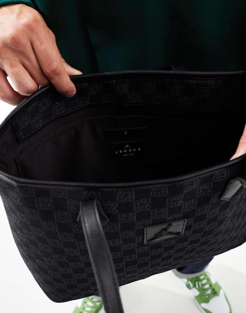 Jordan Jordan Monogram Holdall tote bag in black - Tote Bags