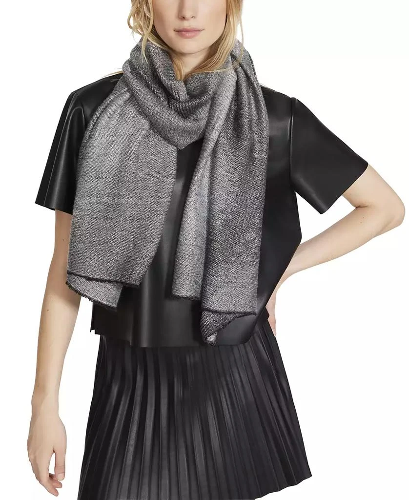 Steve Madden Women's Frayed Edge Pleat Scarf 1