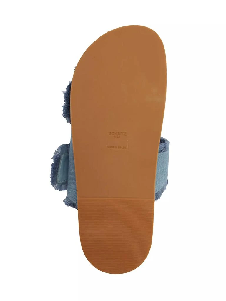 Schutz Enola Sporty Linen Sandals 9