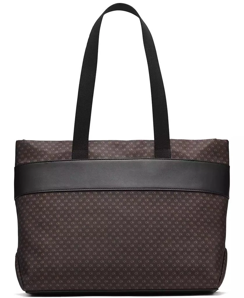 Calvin Klein Elora Nylon Mini Signature Top Zipper Tote Bag 2