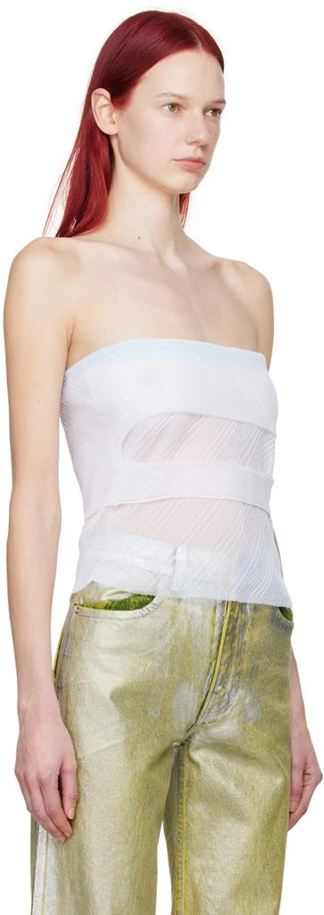 Eckhaus Latta Blue & White Alto Tube Top 2