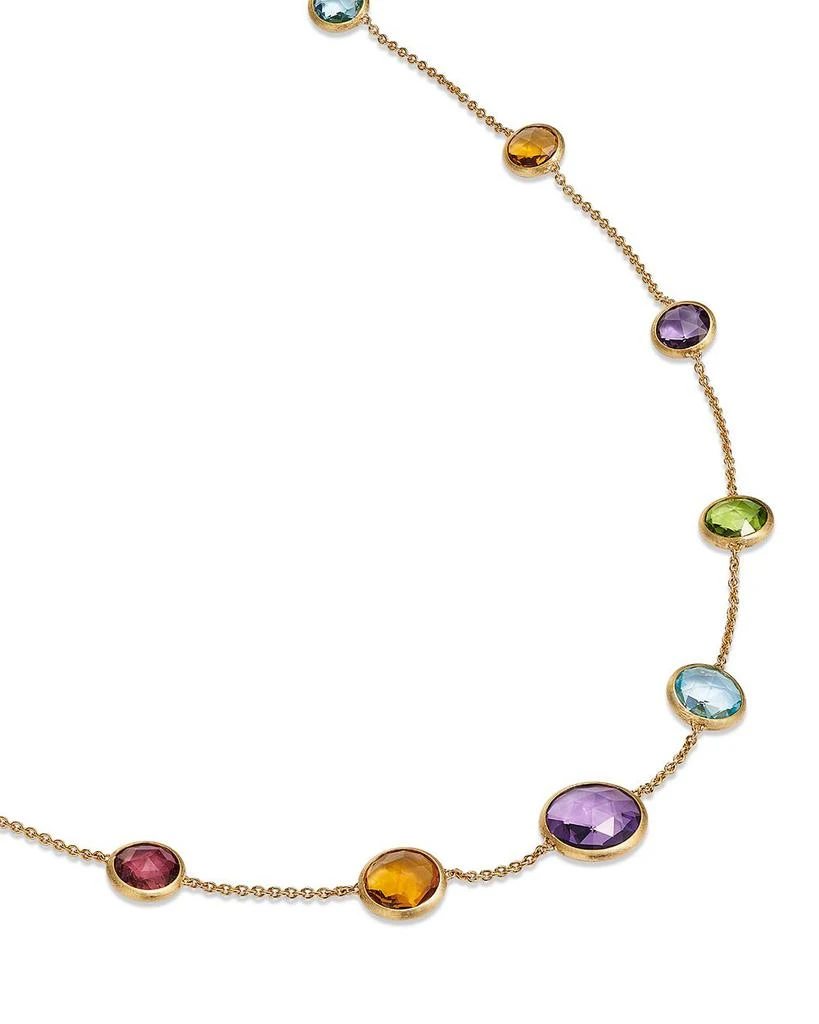 Marco Bicego 18K Yellow Gold Jaipur Multi Gemstone Necklace, 18" + 1.5" extender 3