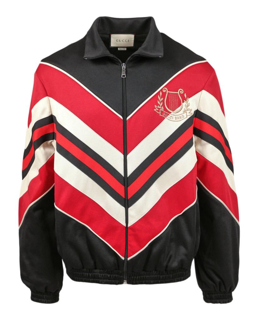 Gucci Chevron Jersey Track Jacket