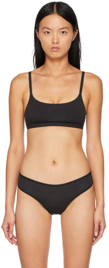 SKIMS Black Fits Everybody Scoop Neck Bra 1