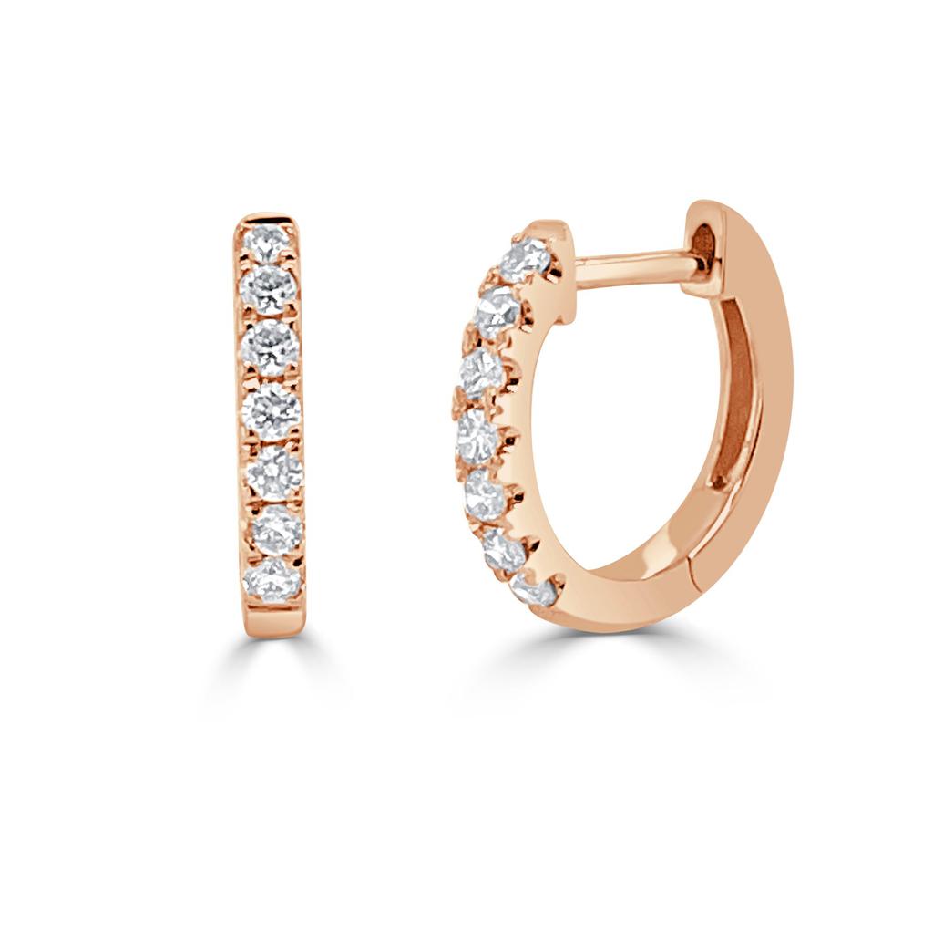 Sabrina Designs 14k Gold & Diamond Huggie Earrings