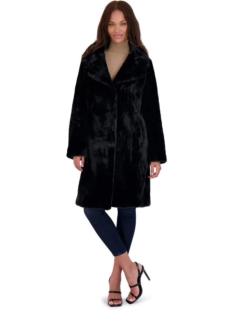 Avec Les Filles Womens Faux Fur Plush Faux Fur Coat 5