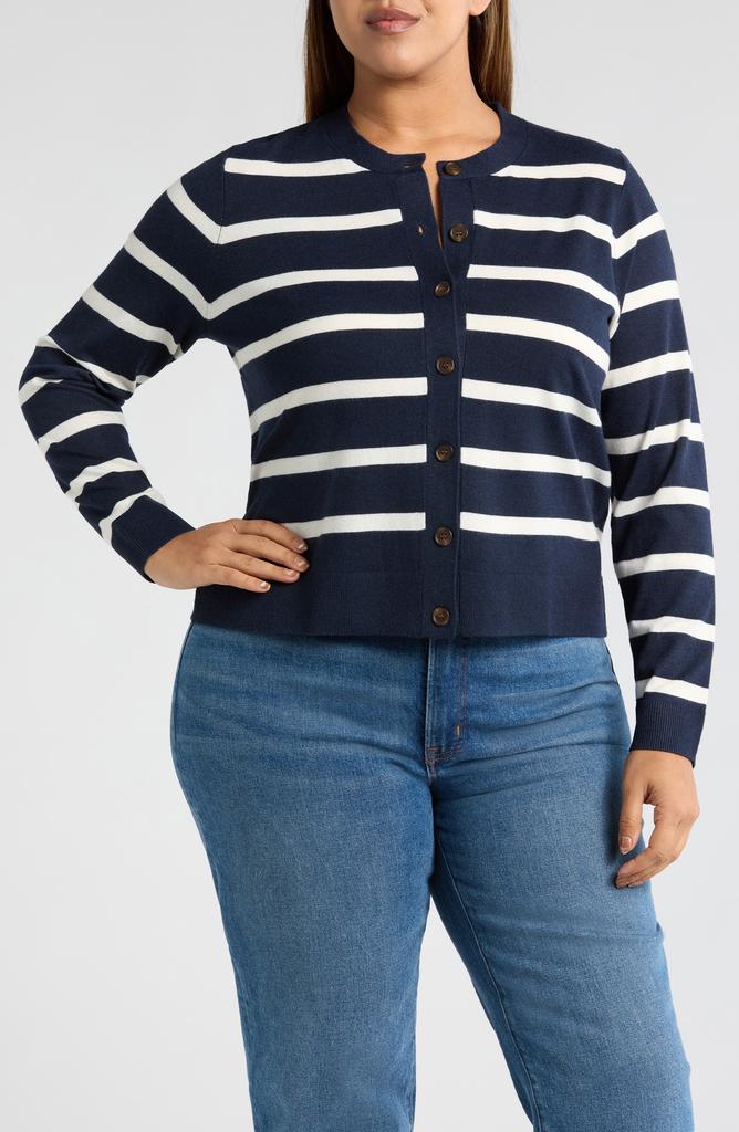 Caslon Classic Crewneck Cardigan