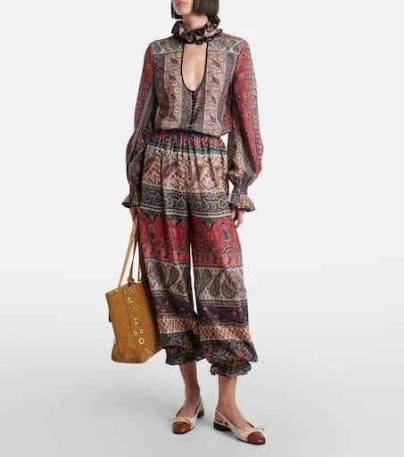 Valentino Paisley cotton muslin blouse 7