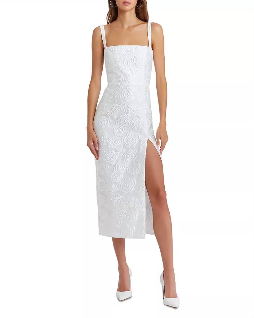 Amanda Uprichard Amanda Uprichard - Monica Jacquard Flower Midi Dress