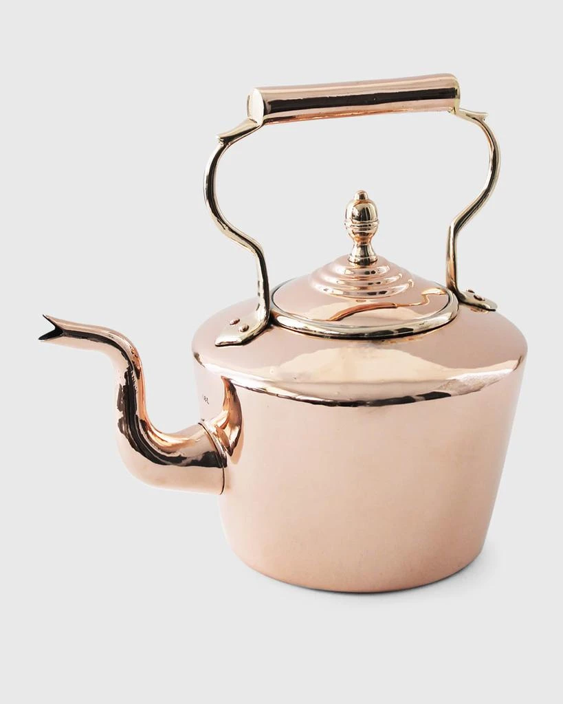 Coppermill Kitchen Antique English Tea Kettle, Late 19th Century 1