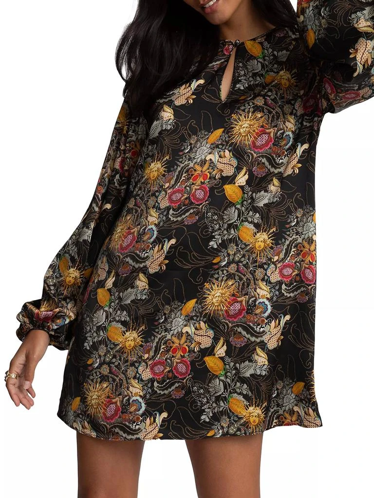 Robert Graham Giselle Silk-Blend Sun Minidress 7