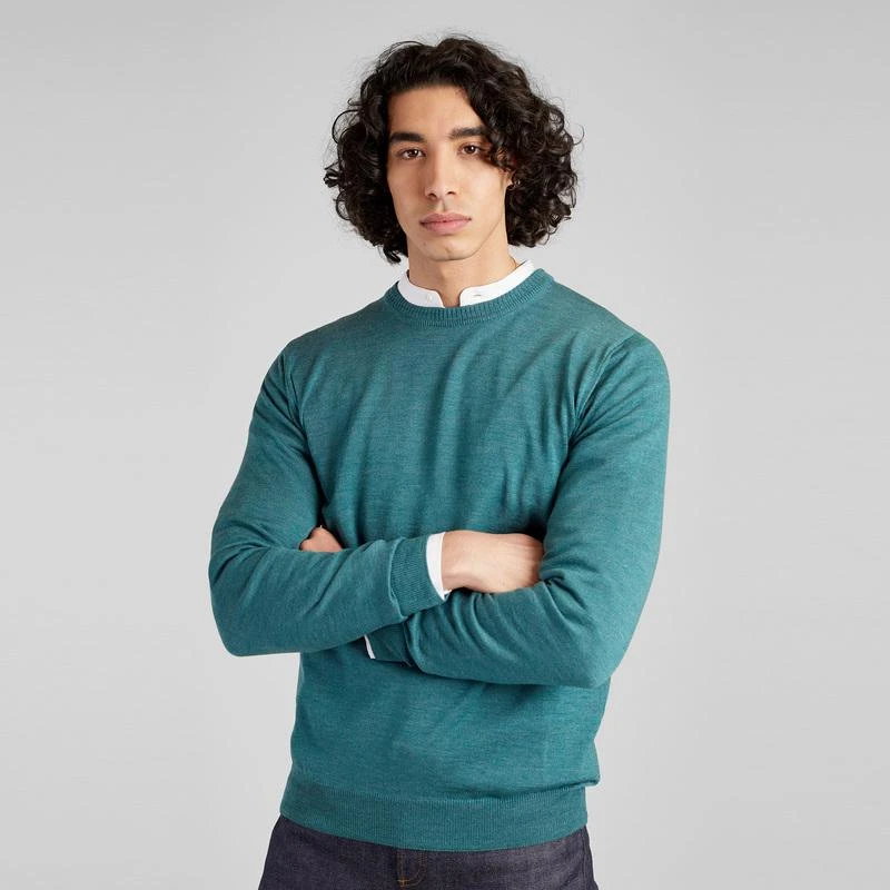 L'Exception Paris Merino Wool Jumper Emerald L'EXCEPTION PARIS 1