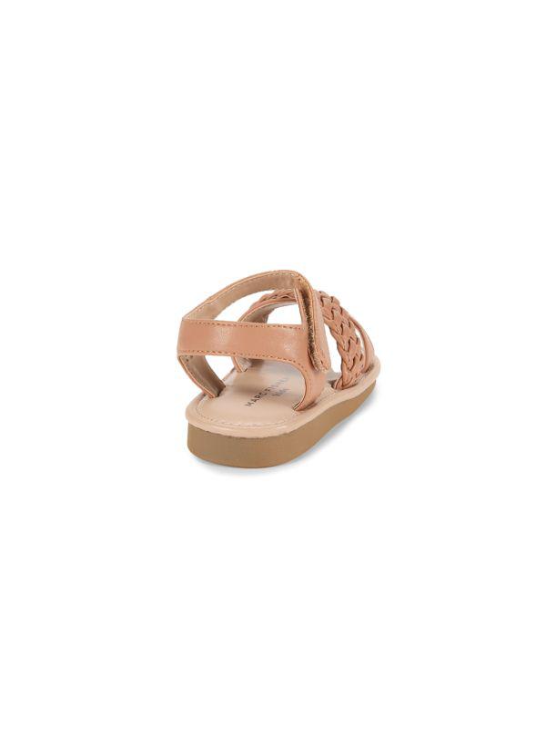 Marc Fisher LTD Little Girl's & Girl's Apple Braided Strap Sandals